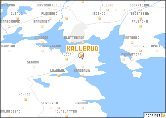 map of Kållerud
