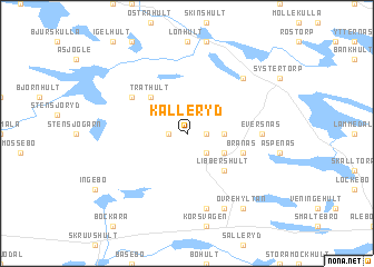 map of Källeryd