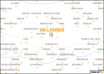 map of Kalleshave