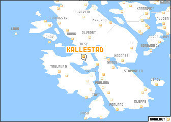 map of Kallestad