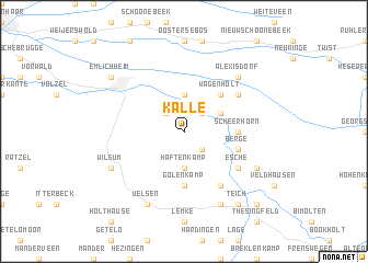 map of Kalle