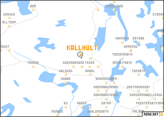 map of Källhult