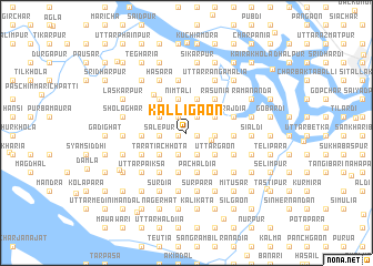 map of Kalligaon