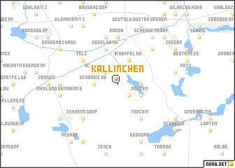 map of Kallinchen