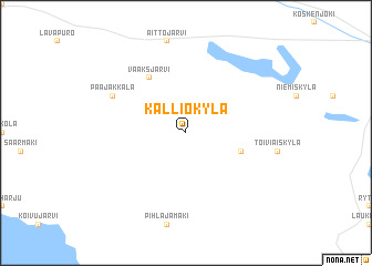 map of Kalliokylä