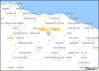 map of Kallithéa