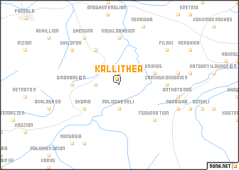 map of Kallithéa