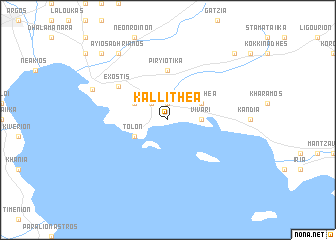 map of Kallithéa