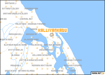 map of Kalliyankadu