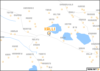 map of Kalli