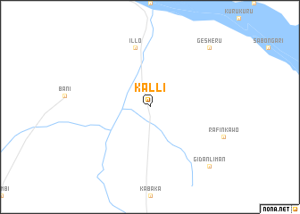 map of Kalli