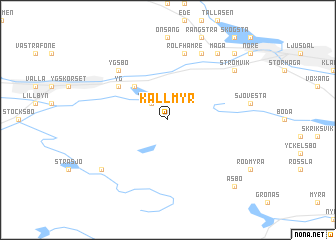 map of Kallmyr