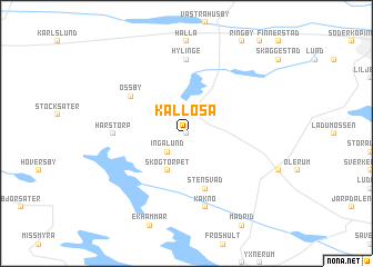 map of Källösa