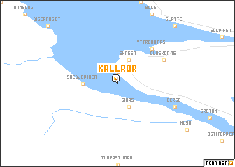 map of Kallrör