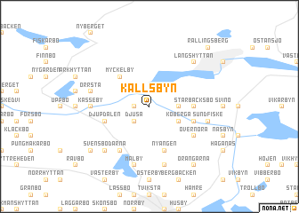 map of Källsbyn