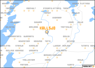 map of Källsjö