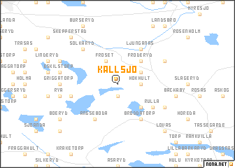 map of Kallsjö