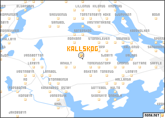 map of Kallskog