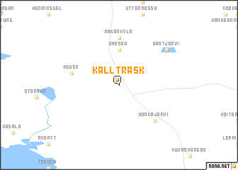 map of Kallträsk