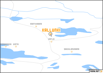 map of Kallunki