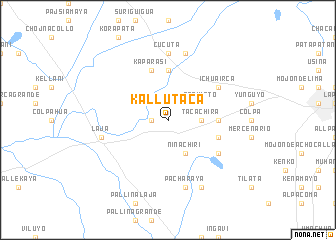 map of Kallutaca