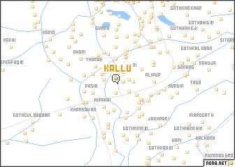 map of Kallu