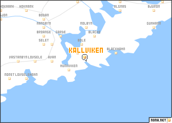 map of Kallviken