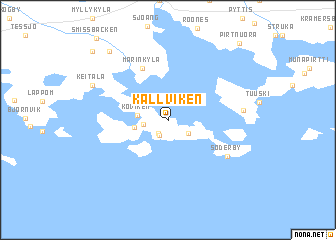 map of Källviken