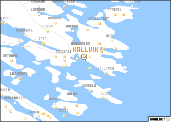 map of Källvik