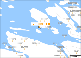 map of Källvreten