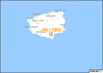 map of Kallyŏng