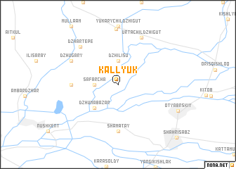 map of Kalʼlyuk