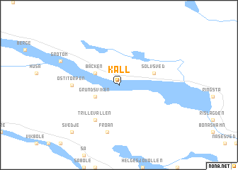 map of Kall