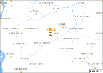 map of Kall