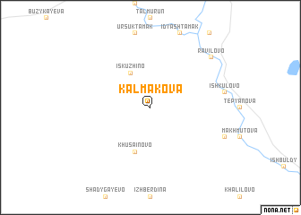 map of Kalmakova