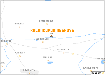 map of Kalmakovo-Miasskoye