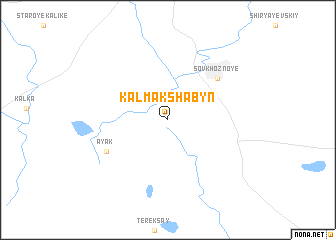 map of Kalmakshabyn