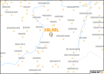 map of Kalmal