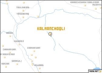 map of Kāl Manchoqlī