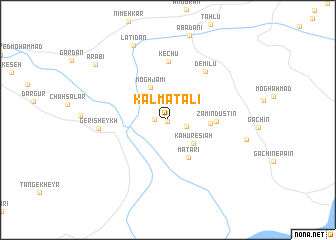 map of Kal Matalī