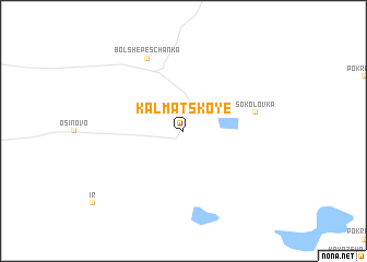 map of Kalmatskoye
