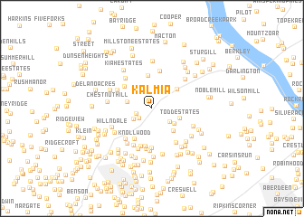 map of Kalmia