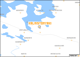 map of Kalmistomyaki