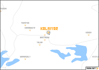 map of Kalmiyar