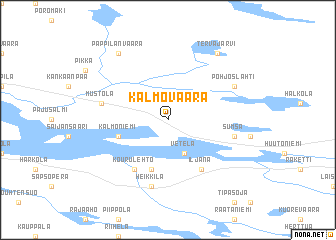 map of Kalmovaara