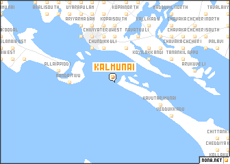 map of Kalmunai