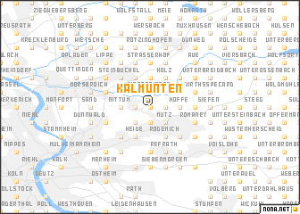 map of Kalmünten