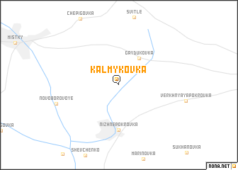 map of Kalmykovka