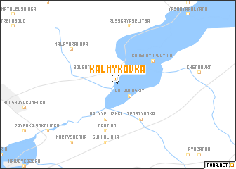 map of Kalmykovka