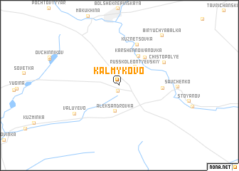 map of Kalmykovo